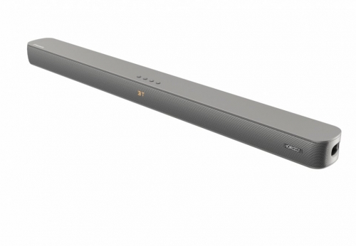 Soundbar Horizon HAV-S3600, Sistem 2.0, 100W RMS, Bluetooth 5.3, HDMI-ARC, Optic Digital, AUX 3.5mm, USB Playback, Gri Titanium